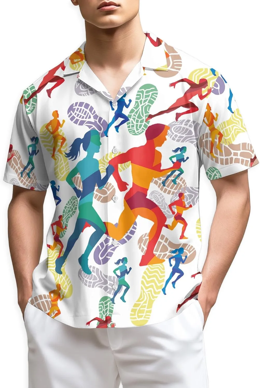 Bass Fishing Hawaiian Shirt for Men, Fishing Lover Gifts, Summer Button Down Shirts, Aloha Beach Short Sleeve, S-5XL