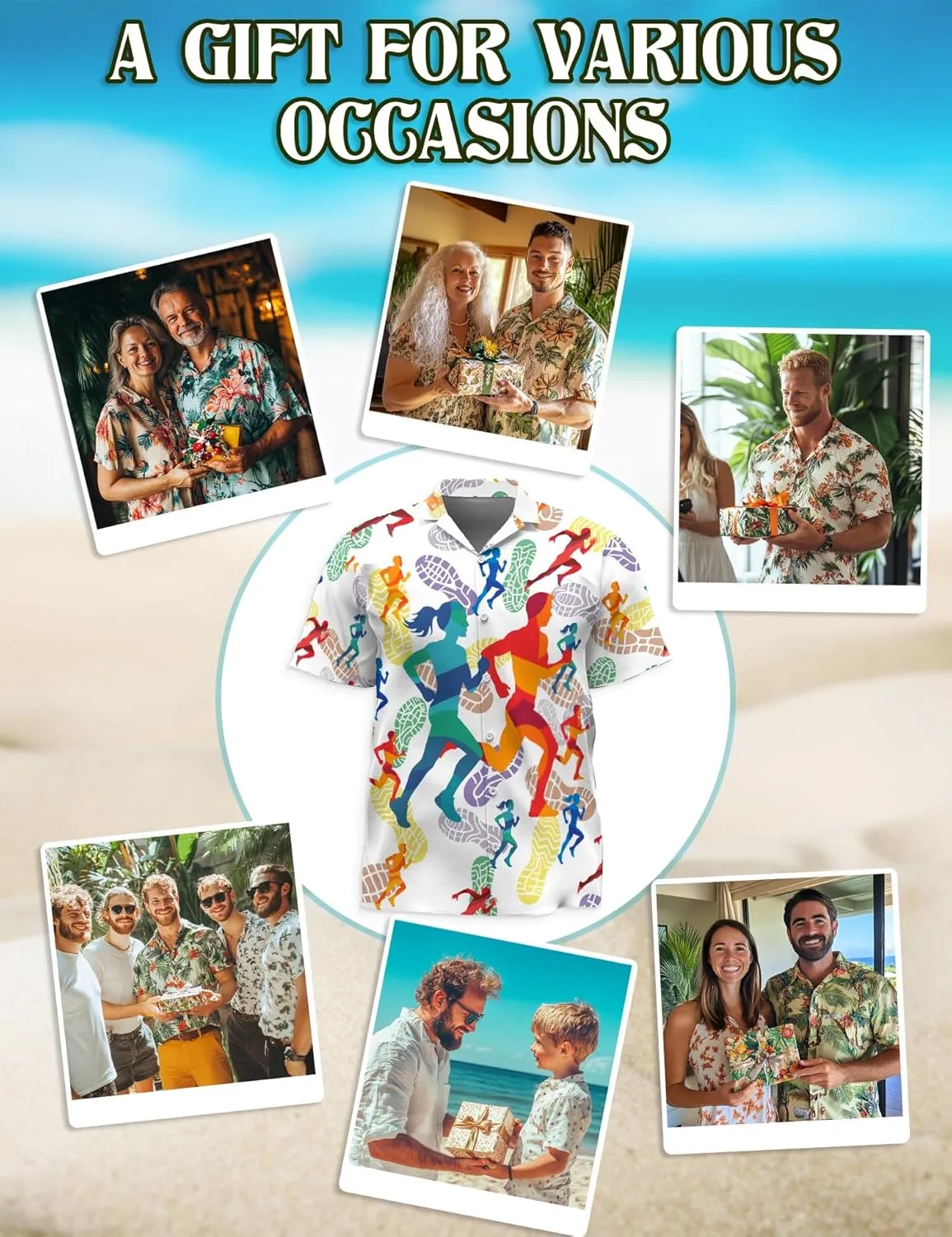 Bass Fishing Hawaiian Shirt for Men, Fishing Lover Gifts, Summer Button Down Shirts, Aloha Beach Short Sleeve, S-5XL