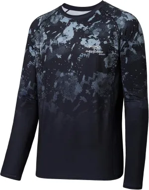 BASSDASH FS14M Men's Camo Gradient Performance Long Sleeve Fishing Shirt UPF50 