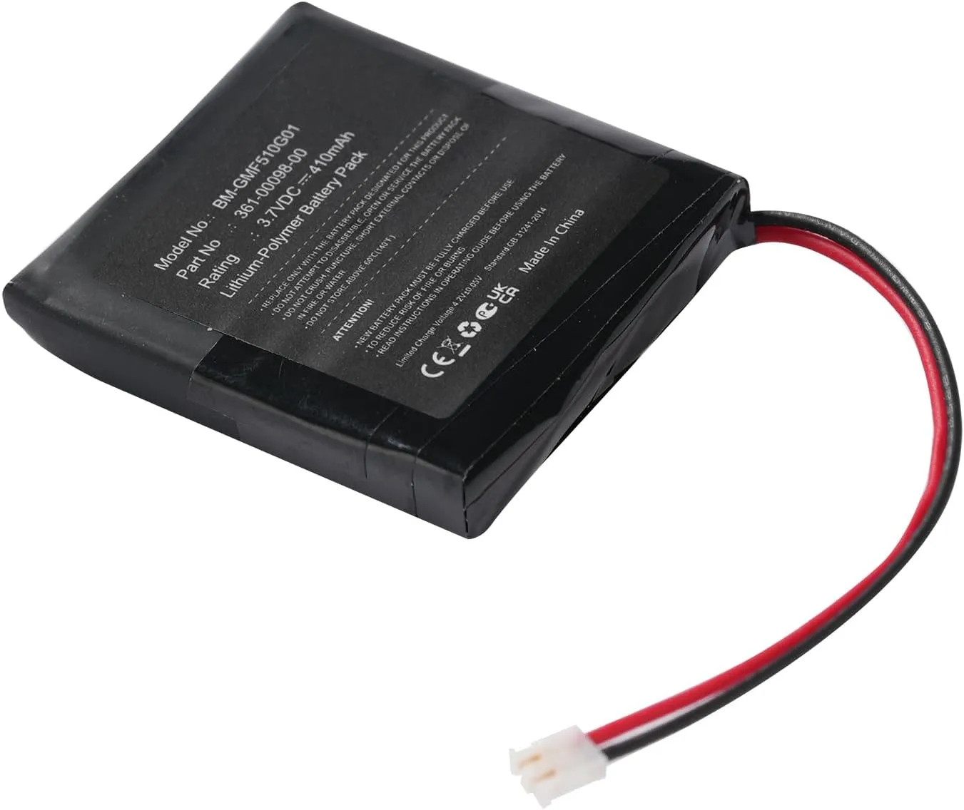 Battery 361-00098-00 Replacement for Fenix 5X, Fenix 5X Running, Fenix 5X Plus (410mAh Rechargeable)