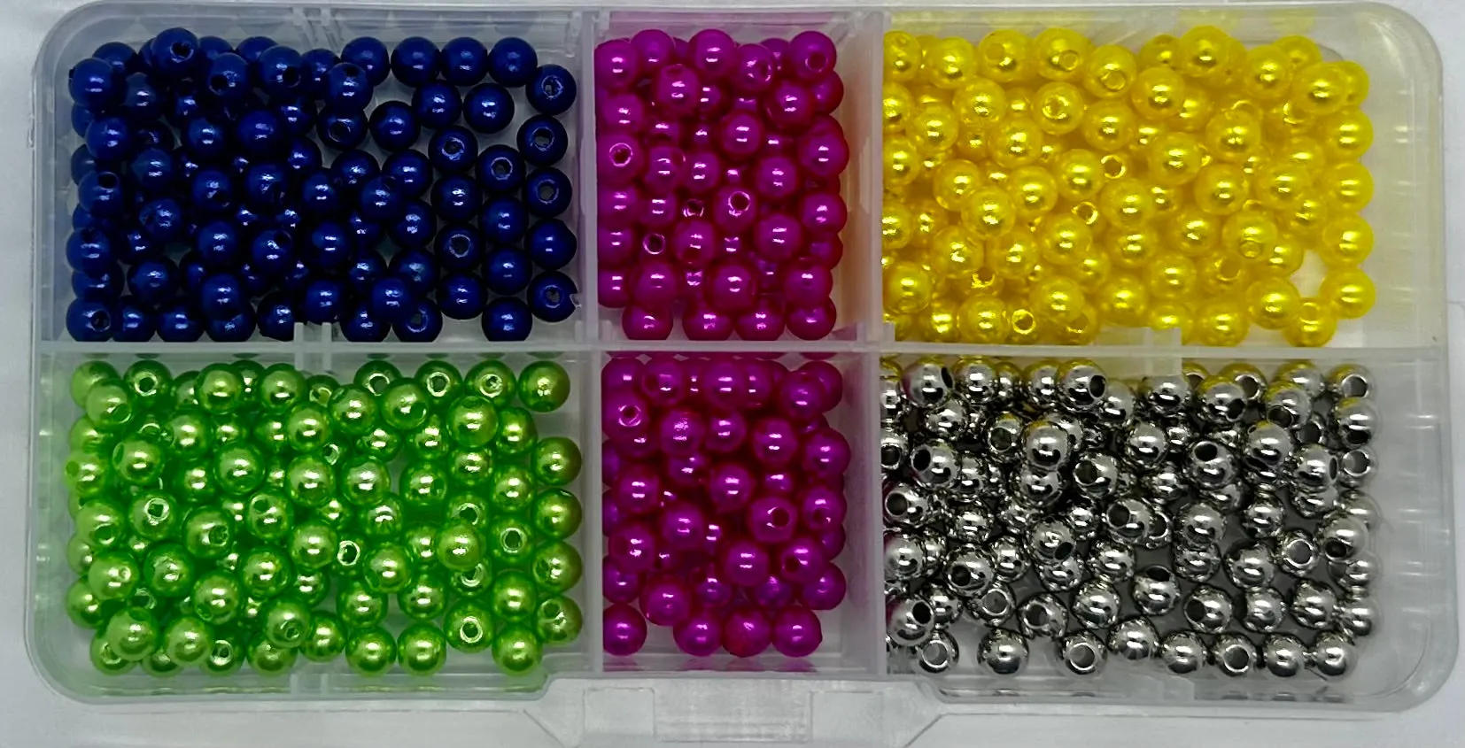 Beads - 500 Assorted 5mm Premium Beads- Great Color Selection