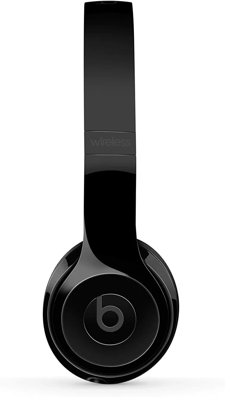 Beats Solo3 Wireless On-Ear Headphones - Gloss Black (Renewed)