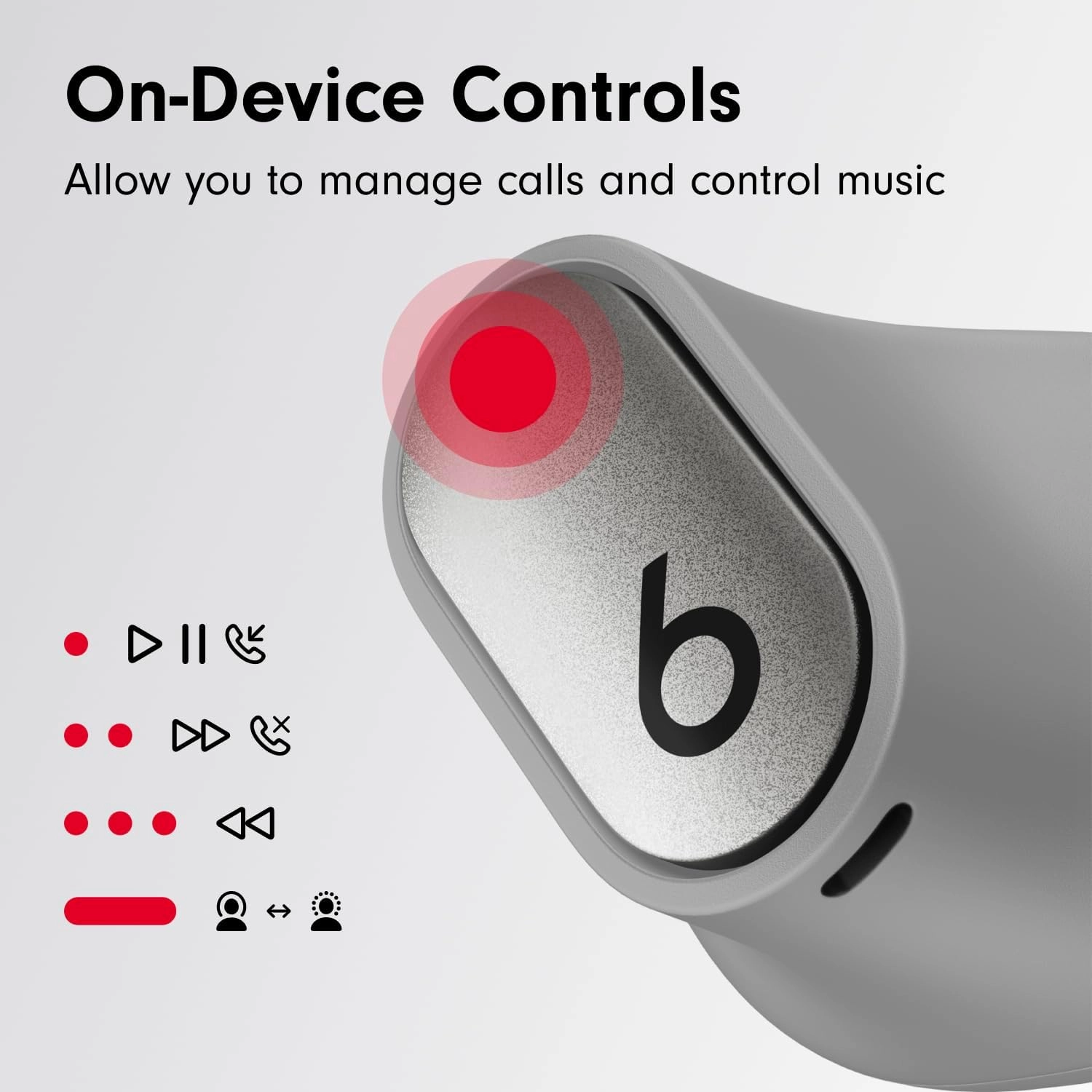 Beats Studio Buds   - Silver with AppleCare  (2 Years)