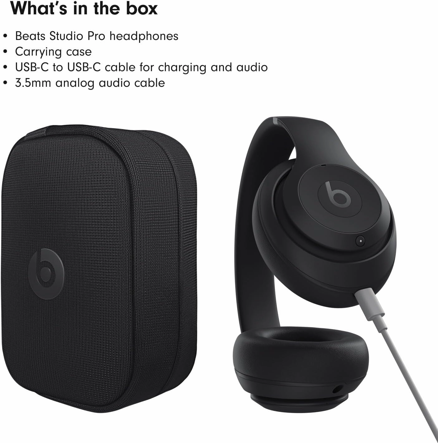 Beats Studio Pro with AppleCare  for Headphones (2 Years) - Black