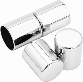 Benlari Chrome 4 Point Docking Hardware Covers Caps Compatible for Harley Davidson Touring Street Glide Road King Road Glide 2009-2024