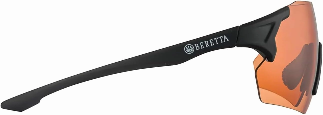 Beretta Unisex Protective Shooting Safety Plastic Frame Challenge EVO Glasses for Eye Protection