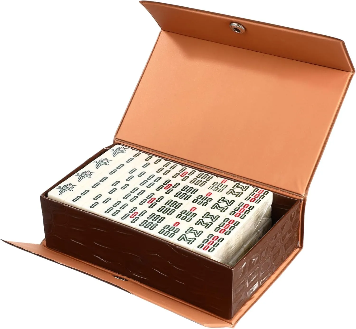 BESPORTBLE 1 Set Mini Mahjong Game, Portable Travel Mahjong Gatherings Team Game