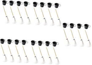 BESPORTBLE 12 Sets Mini Mop Bucket Dollhouse Cleaning Supplies Miniature Realistic Scene Decor for Boys and Girls