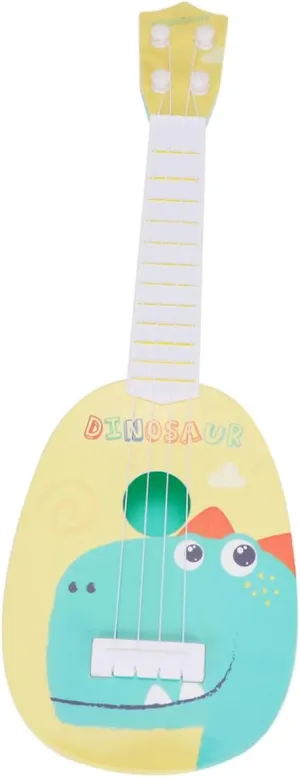 BESPORTBLE 1Pc Guitar String Cartoon Dinosaur Musical Instrument for Early Educational Indoor Outdoor Play Stimulates Imagination Hobbies