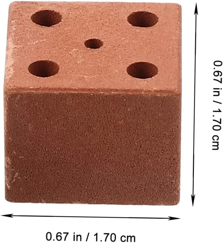BESPORTBLE 2sets 20pcs Miniature Bricks for DIY Micro Landscape Decoration Creative Building Accessories for Table Scenery Model Makers 20pcs*2