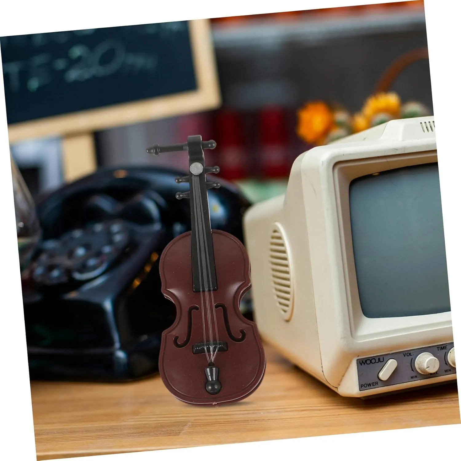 BESPORTBLE 3 Sets Delicate Mini House Decor Miniature Musical Prop Model Lovely Mini Drum Set Toy