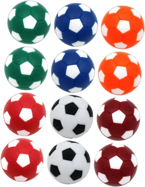 BESPORTBLE Small Soccer Ball Set for Desktop Mini Soccer 16pcs Plastic Balls for Table Football Game Tournament Style