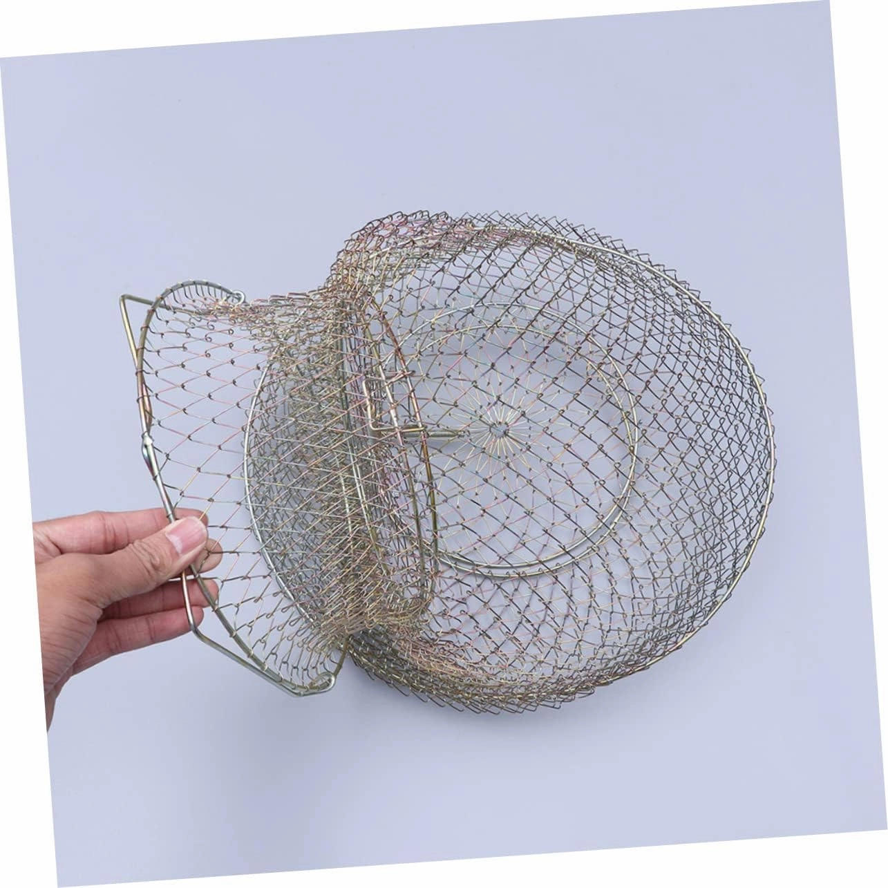 BESPORTBLE Crab Trap Fishhook Electric Scooter Horn Outdoor Fishing Net Removable Sticker Fishing Supplies Fishing