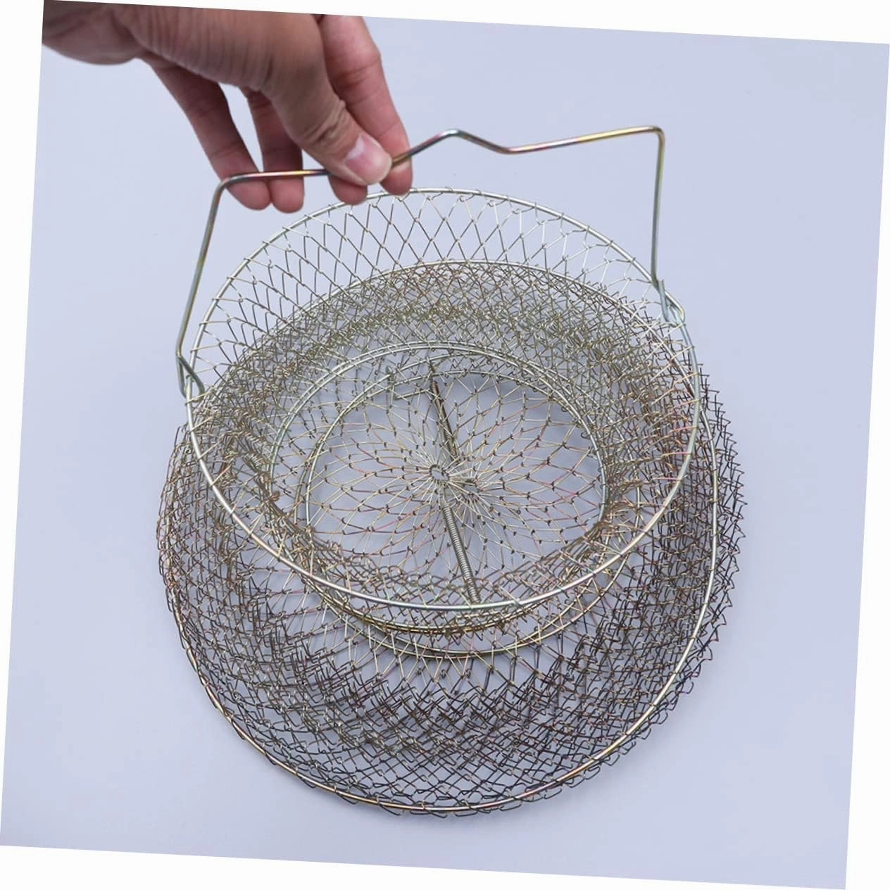 BESPORTBLE Crab Trap Fishhook Electric Scooter Horn Outdoor Fishing Net Removable Sticker Fishing Supplies Fishing