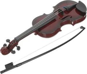 BESTonZON Boy Girl Simulated Violin Toy for Beginners Realistic Instrument Adornment for Boys and Girls for Musical Performance and Home Decoration