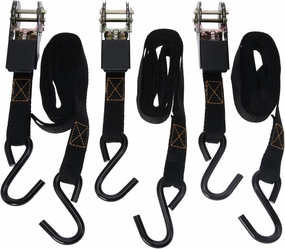 Big Game Treestand Ratchet Strap Black 3PK