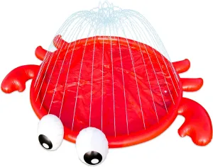 BigMouth Inc Splash Pad Sprinkler Water Toy for Kids, Outdoor Summer Backyard Spray Game for Toddlers - Crab