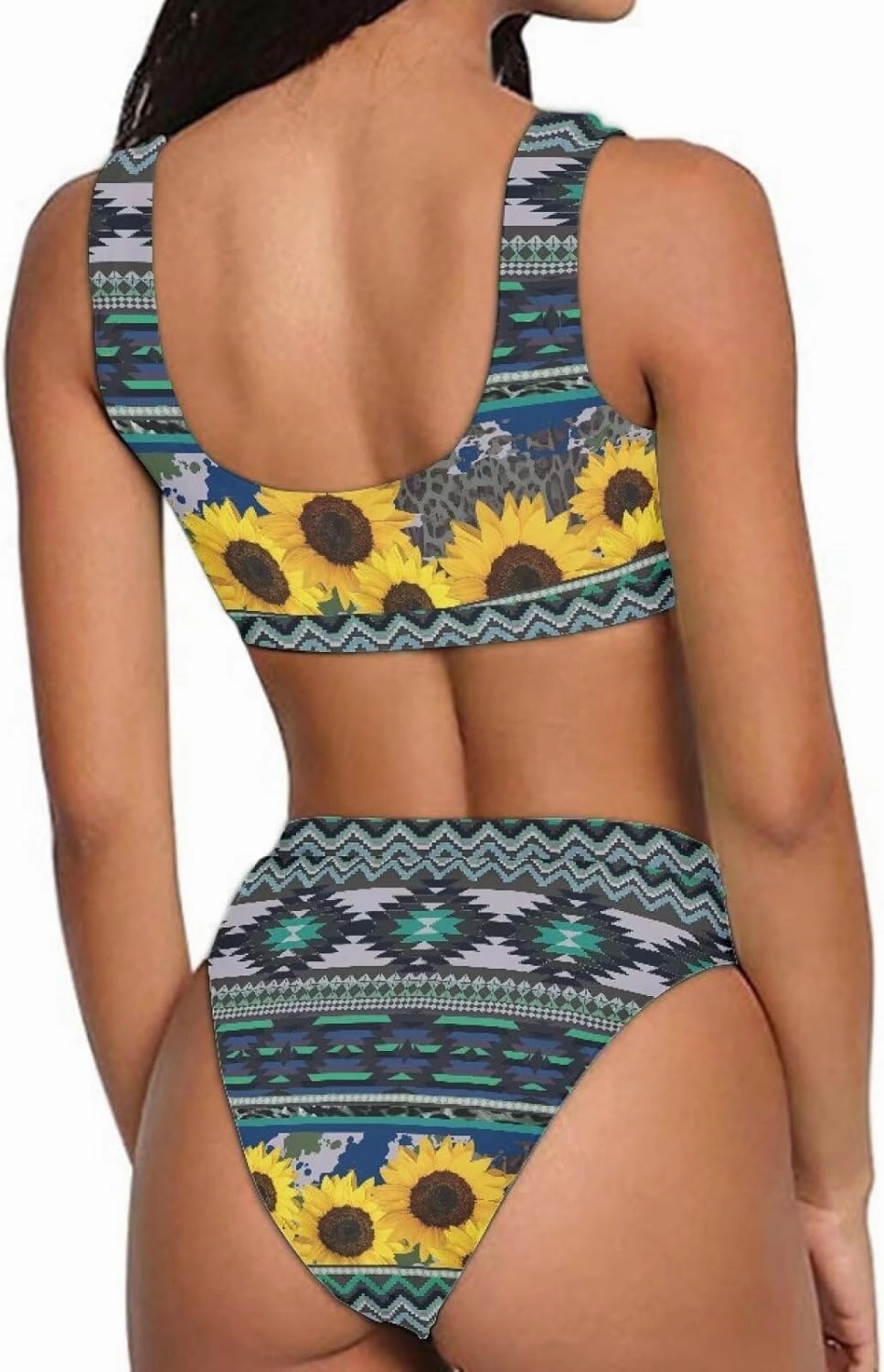 Bikini Sets for Women,High Waisted 2 Piece Swimsuit,Without Bra Pads XS-5xl