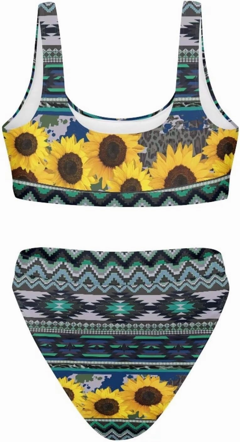Bikini Sets for Women,High Waisted 2 Piece Swimsuit,Without Bra Pads XS-5xl