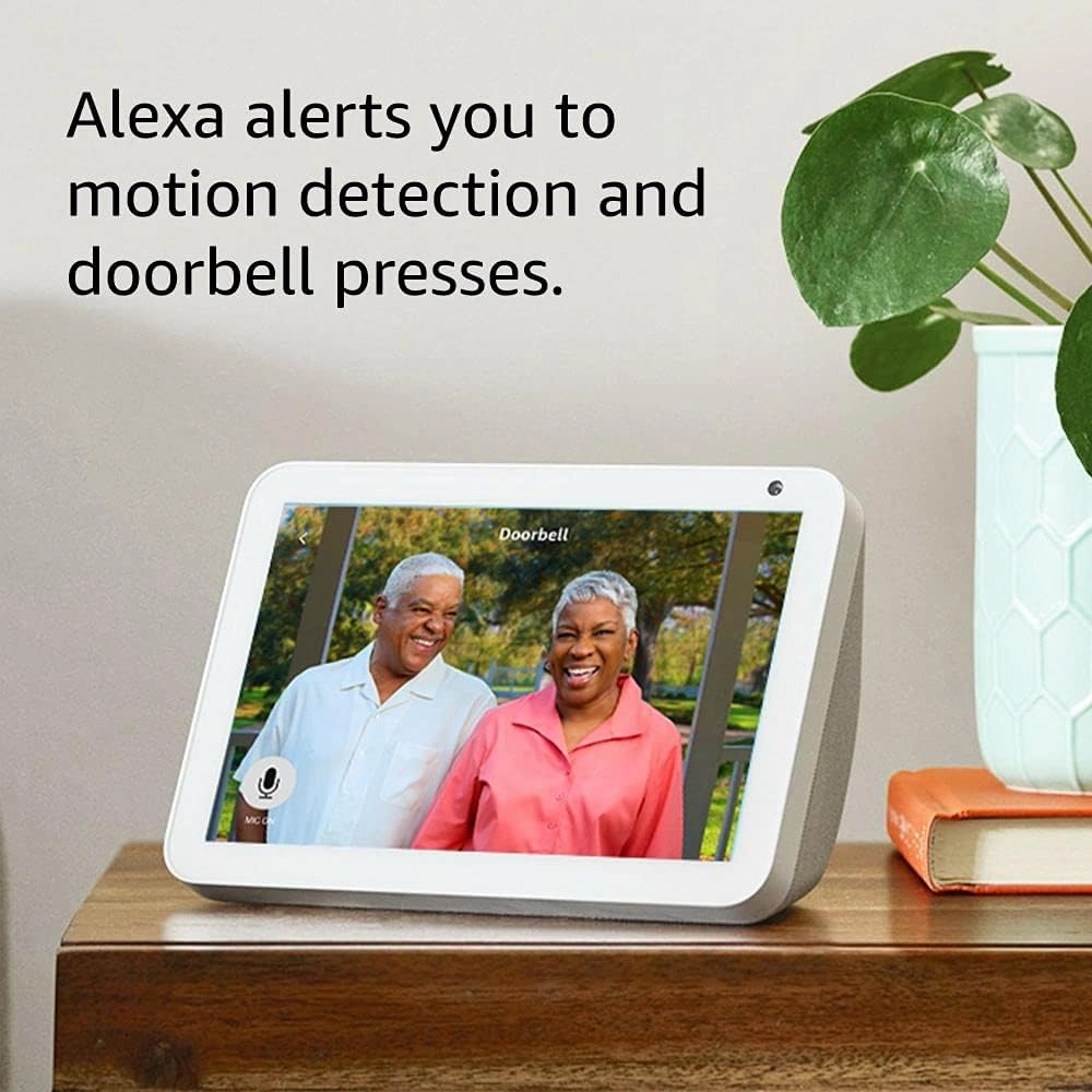 Blink Video Doorbell — Two-way audio, HD video, long-lasting battery life, wired or wire-free install, motion detection, chime app alerts, Works with Alexa (White)