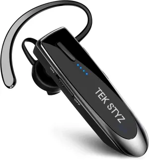 Bluetooth 5.3 Headset Compatible with NEC Medias X N-04E Wireless Earpiece, IPX5 Waterproof, Dual Microphones, Noise Reduction, 60 Days Standby   22Hrs HD Talk Time!