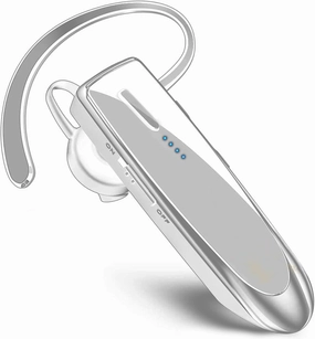 Bluetooth 5.3 Headset Compatible with Micromax Unite Wireless Earpiece, IPX5 Waterproof, Dual Microphones, Noise Reduction, 60 Days Standby   22Hrs HD Talk Time!