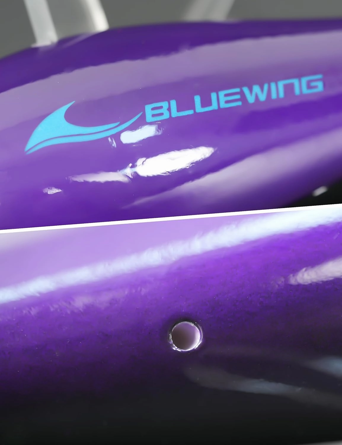 BLUEWING Deluxe Trolling Birds 650lbs Through Wire Fishing Teaser 7.28in Lure for Tuna Marlin Mahi, Port/Starboard/Center, Only for Making Spreader Bars