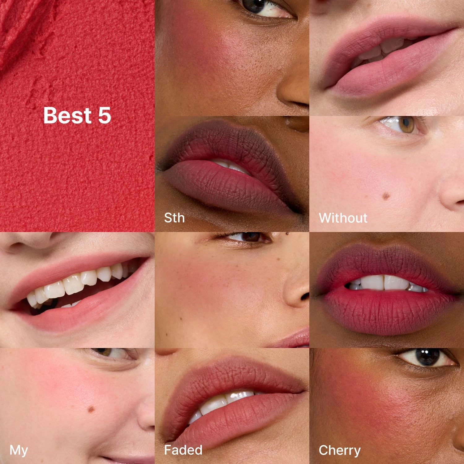 Blurry Pudding Pot   Keychain SET | Airbrushed Blush & Lip, Buildable Pigment, Long-lasting, Lightweight, Easy to Blend, Natural Soft Matte Finish Makeup – Crush (Vivid Pink) | 0.17 oz