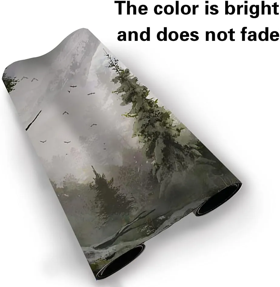 Board Game TCG Playmat Table Mats Games Size 60X35 cm Play Mats Compatible for MTG RPG CCG Trading Card Game Mousepad (Dragons-of-Tarkir-Forest)
