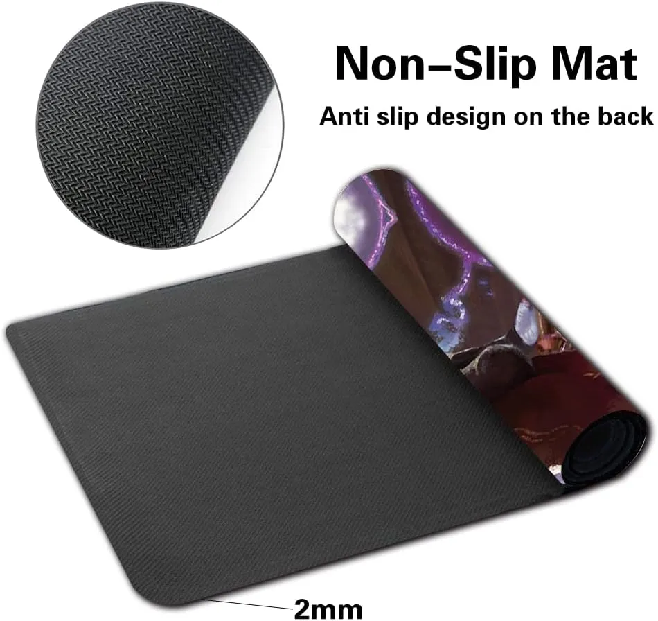Board Game TCG Playmat Table Mats Games Size 60X35 cm Play Mats Compatible for MTG RPG CCG Trading Card Game Mousepad (Jodah, Archmage Eternal)