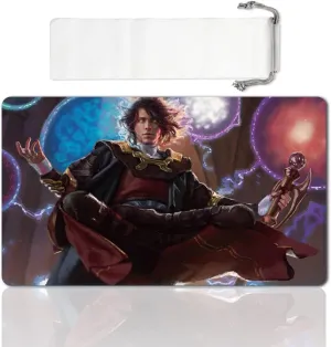 Board Game TCG Playmat Table Mats Games Size 60X35 cm Play Mats Compatible for MTG RPG CCG Trading Card Game Mousepad (Jodah, Archmage Eternal)