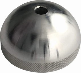 Bob's Machine 312-200007 Prop Nut for MotorGuide Trolling Motors - Brushed Aluminum