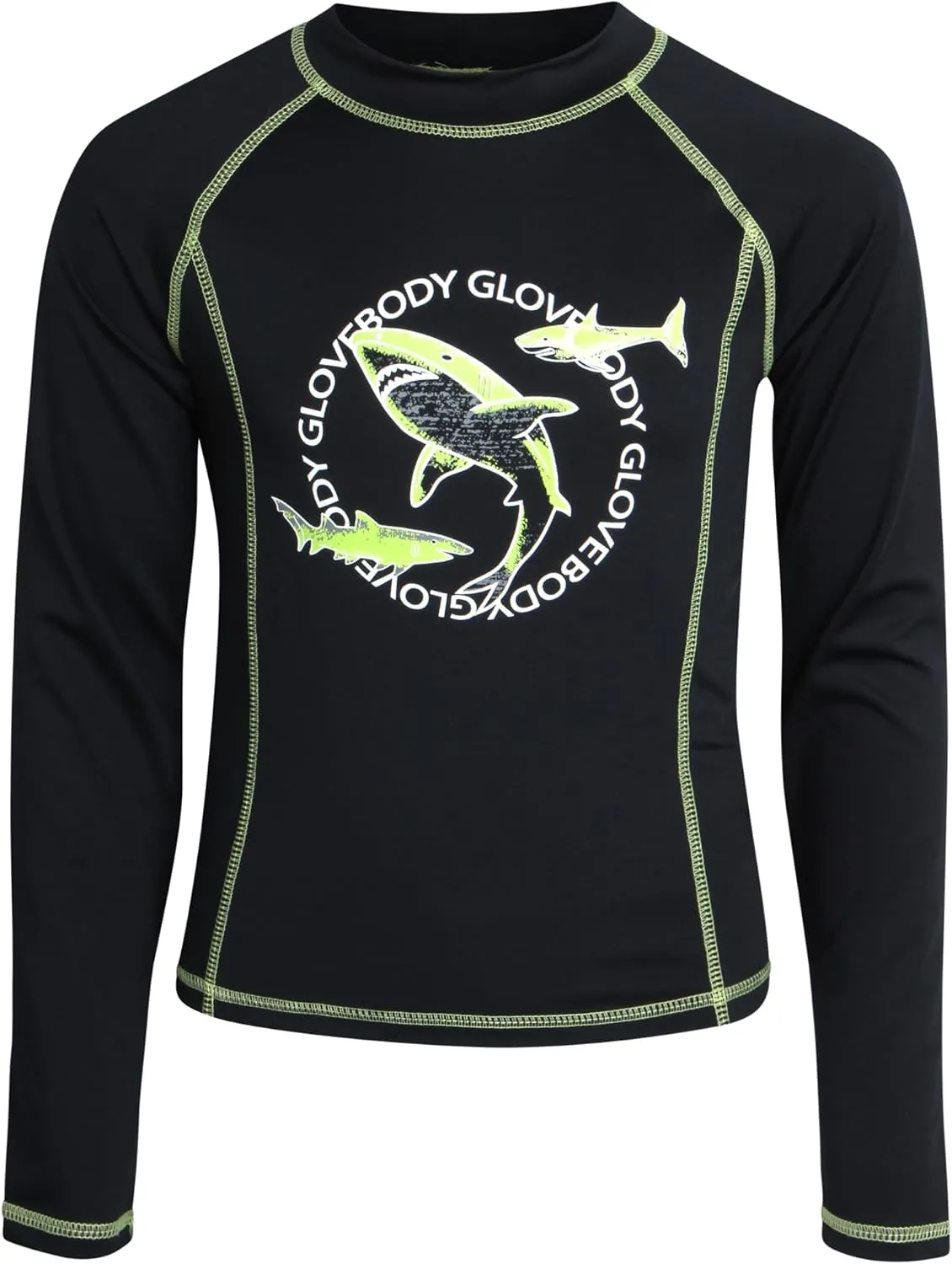 Body Glove Boys Swim Set - 2 Piece UPF 50  Swim Trunks and Rash Guard for Boys Kids Swimwear Set (Sizes: 4-12)