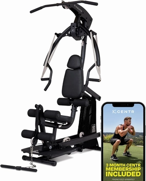 Body Weight Home Gym Machine - Upper & Lower Body Weight Machine & Home Gym System with Multifunctional Cable for Full Body Workout Set - Exercise Equipment with Leg Extension & Leg Curl Station