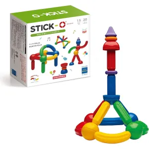 Bornelund STICK-O Basic Set 20 Pieces for 1.5 Year Olds SO901002