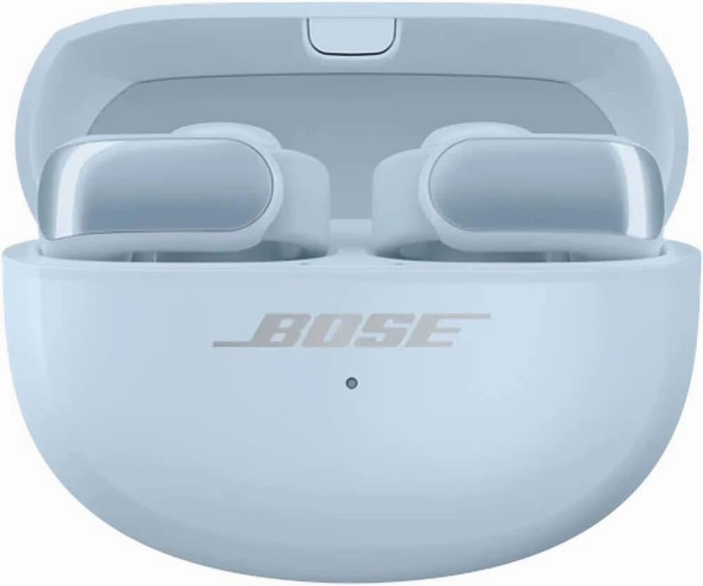 Bose Ultra Open Bluetooth Earbuds, True Wireless Earbuds with OpenAudio for Awareness, Clip On Design for Comfort, Immersive Audio, Up to 48 Hrs of Playtime, Moonstone Blue - Limited Edition Color