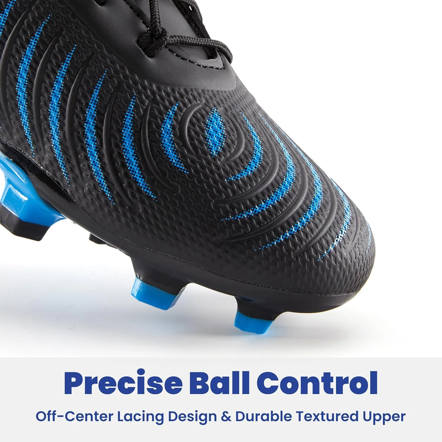 Boys Girls Soccer Cleats Athletic Outdoor Football Shoes Training Lightweight Unisex-Child Youth Futsal Indoor Turf Firm Artificial Ground Flexible Durable Comfortable Leadoff Traction Breathable