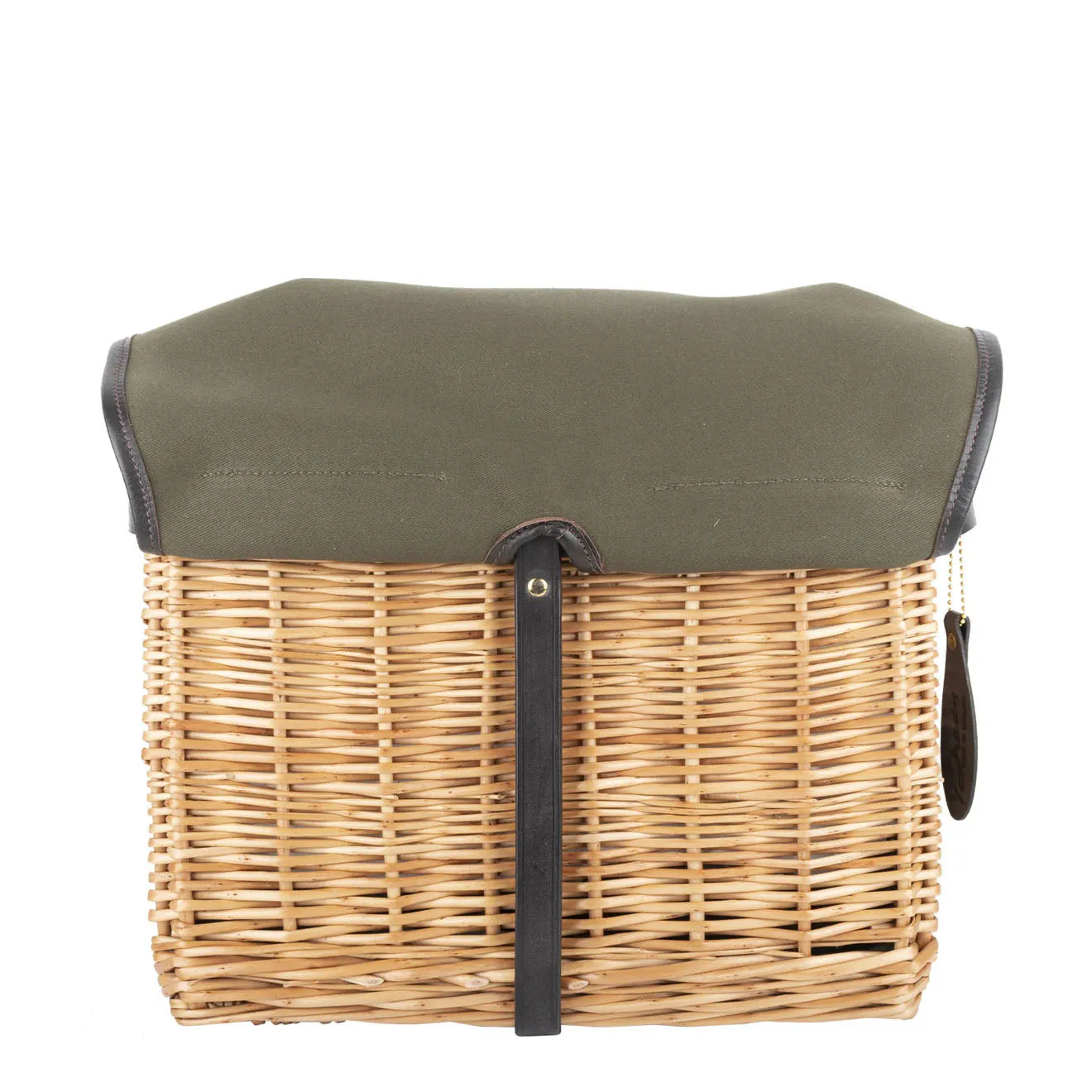 Brady Conway Creel Fishing Bag Olive / Brown