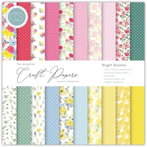 Bright Blooms 6x6 pad - Craft Consortium