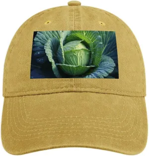Bright Cabbage Baseball Cap for Women Men Golf Dad Hat Adjustable Classic Baseball Hat Outdoor Sports Caps,