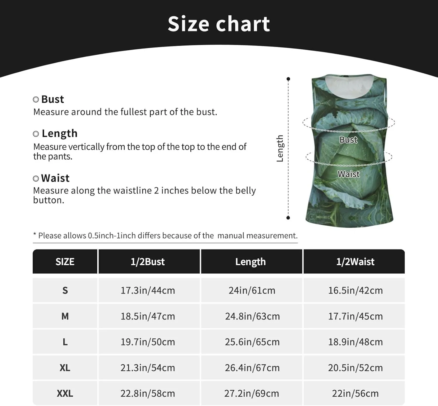Bright Cabbage Print Athletic Tank Tops Summer Workout Keeping Comfortable Yoga Running Hiking Period
