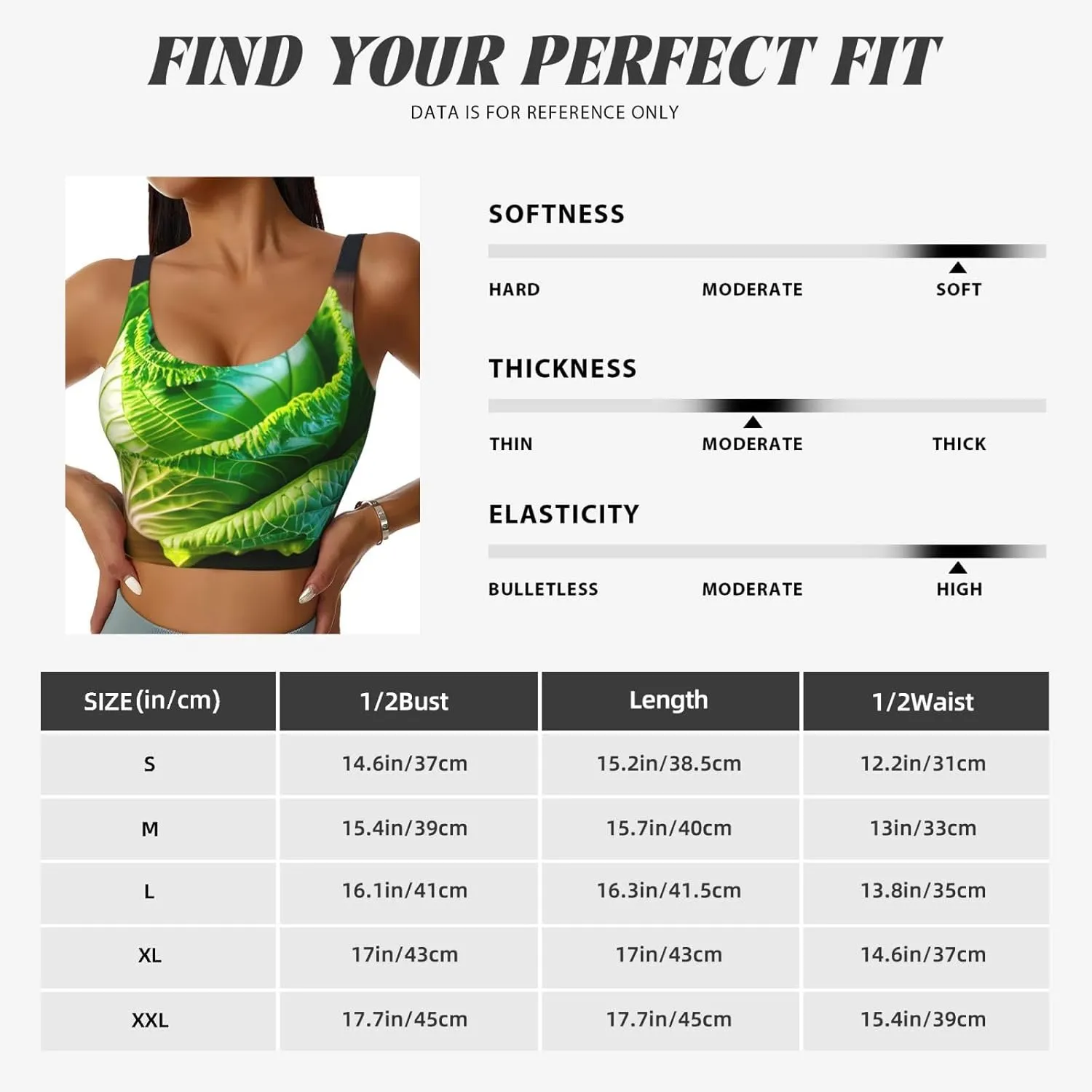 Bright Cabbage Printing Summer Sports Vest For Women,Comfortable Yoga Vest With Detachable Chest Pad For Running Yoga