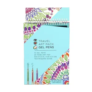 Bright Stripes Travel Art Pack - Gel Pens