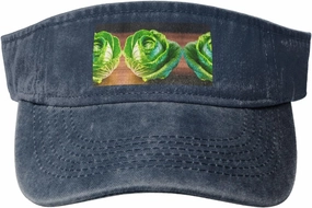 Bright Cabbage Sun Visor Hats,Open Top Hat for Women and Men,Fishing-Hats,Adult Sunscreen Visor Cap