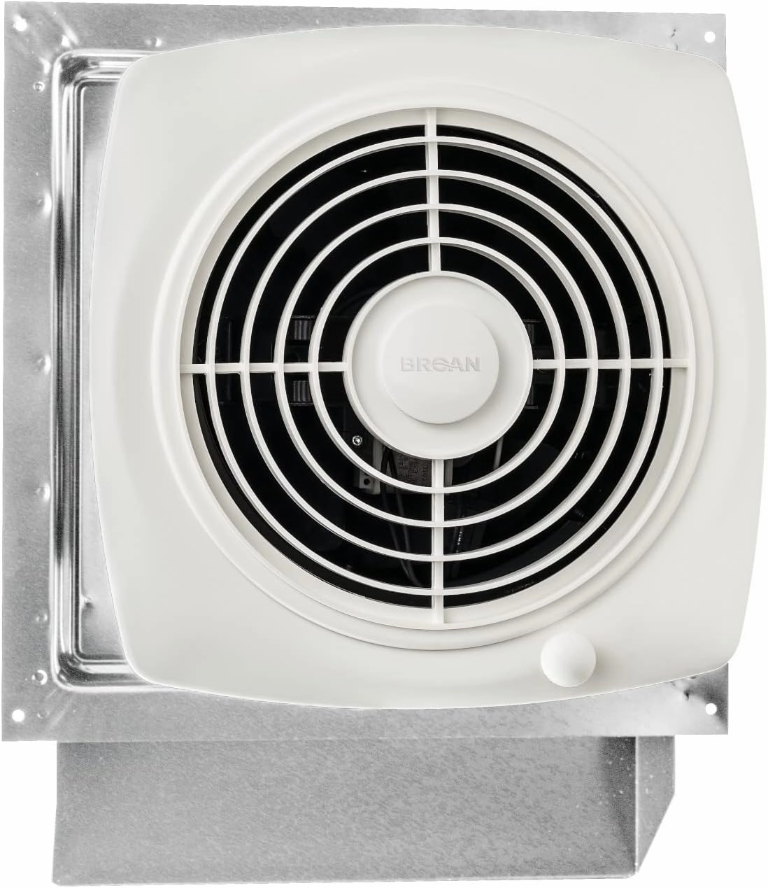 Broan-NuTone 509 Through-the-Wall Ventilation Fan White Cover, 200 CFM, 8.5 Sones, 8"
