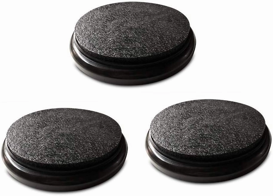 Bucket Lidz 3-Pack Black Padded Bucket Lid | Comfortable Seat for Baseball, Softball, Fishing & Hunting | Fits 3.5, 4, 5, 6 Gallon Buckets | Easy Snap-On Design | Made in the USA