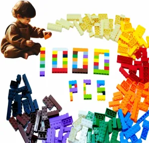 Building Blocks Set for Kids, Create Houses, Cars, Boats, Trains, Planes
