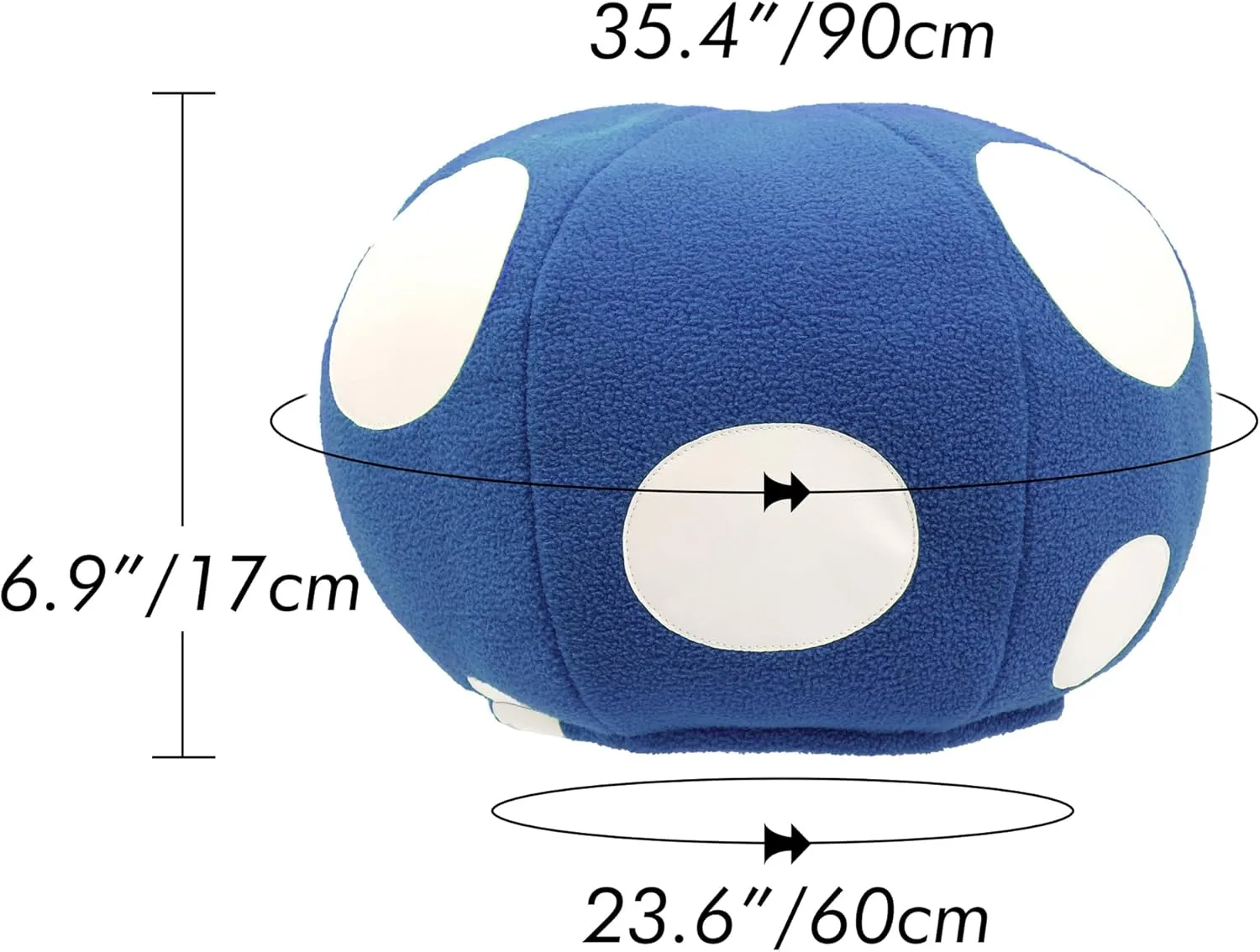 C-ZOFEK Multicolor Mushroom Toad Hat Spotted Cap Game Cosplay Costume for Halloween Christmas
