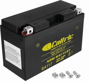 Caltric Agm Battery Compatible with Yamaha Zuma 125 Yw125 2009 2010 2011 2012 2013 2014 2015 2016 2017 2018