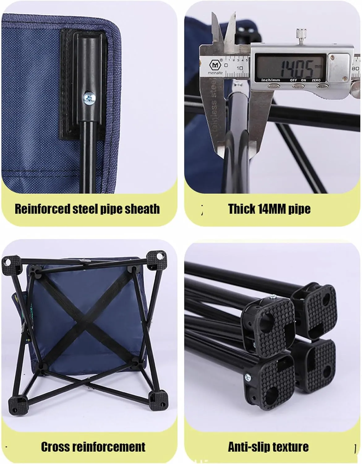 Camping Table Chairs, Folding Chair Set with Table Aluminum Roll-up Table Top Lightweight Foldable Table Lawn Chair with Storage Bags, Quick Assembly